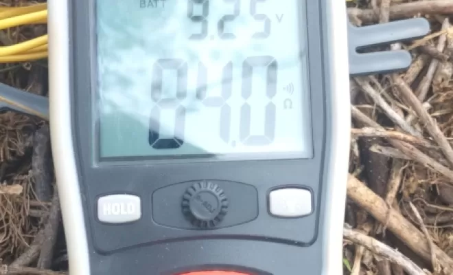 Mesure de la prise de terre avec un telluromètre